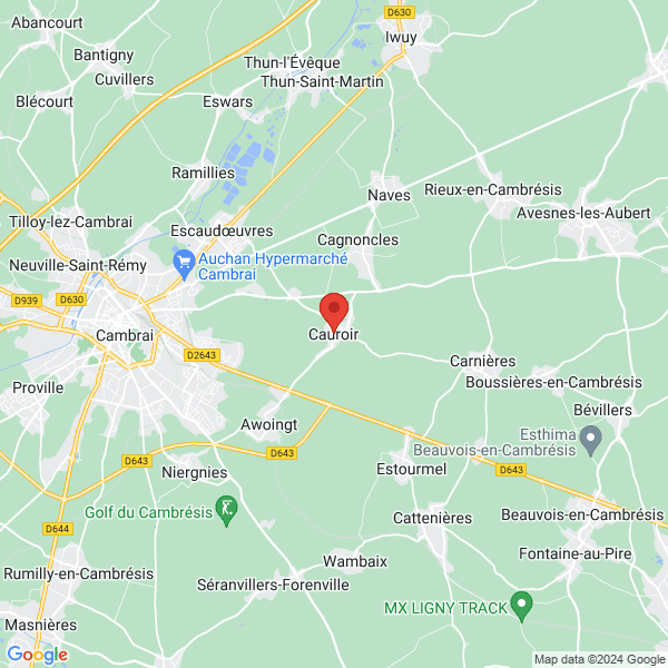 Cauroir - Google map