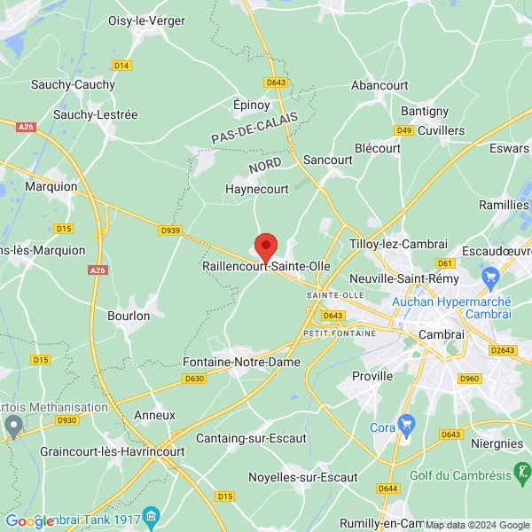 Raillencourt-Sainte-Olle - Google map